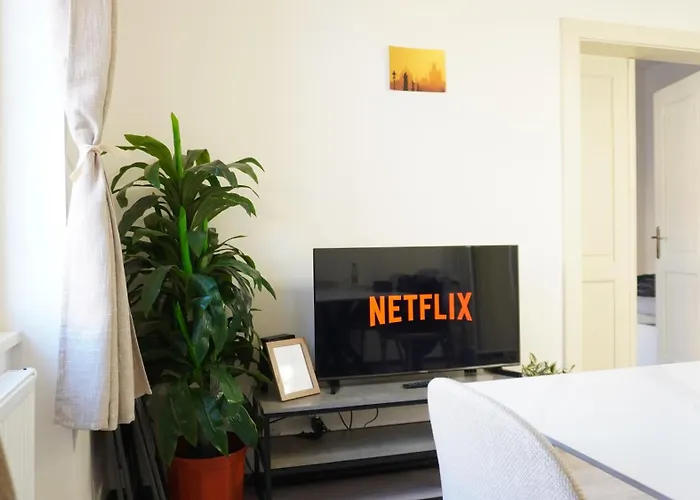 Flat With Balcony And Garage Apartment *
